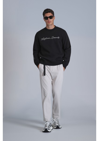 Loved Erkek Sweatshirt Siyah