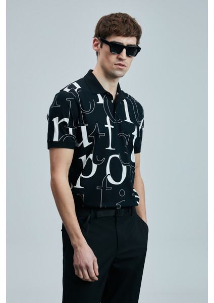 Dıamond Smart Erkek Polo Tişört Siyah