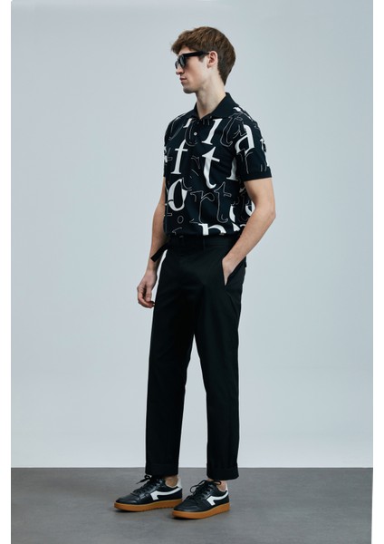 Dıamond Smart Erkek Polo Tişört Siyah