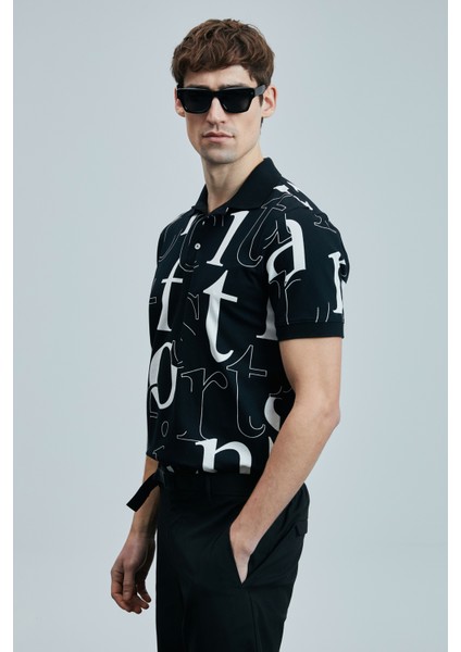 Dıamond Smart Erkek Polo Tişört Siyah