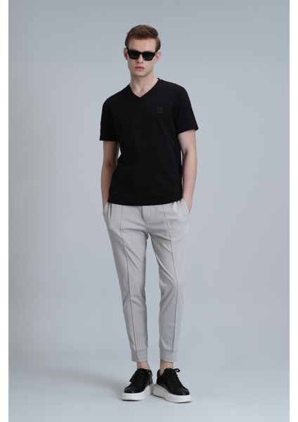 Tuna Modern Grafik T- Shirt Siyah