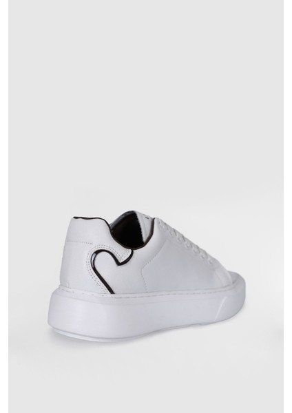 Amy Beyaz Hakiki Deri Kadın Sneaker Ayakkabı 121230016