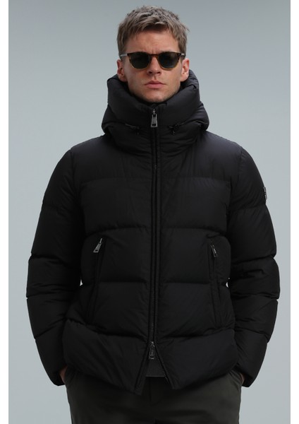 Oversize Minimalist Erkek Kışlık Mont - Regular Fit