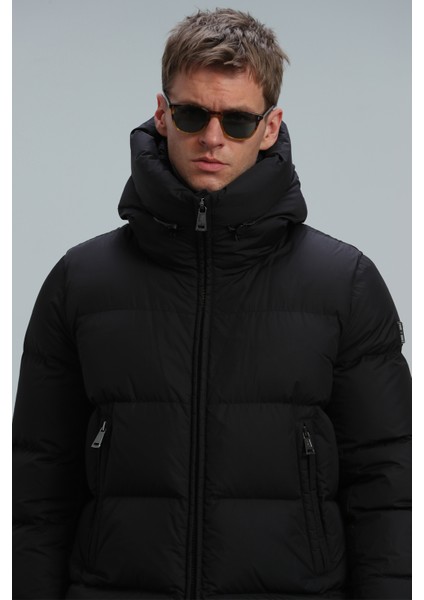 Oversize Minimalist Erkek Kışlık Mont - Regular Fit