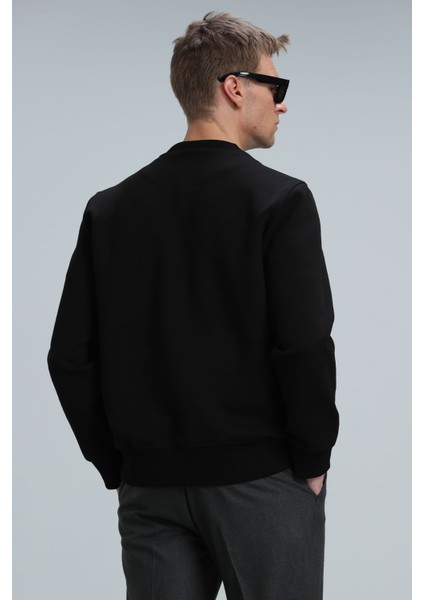 Dean Erkek Sweatshirt Siyah
