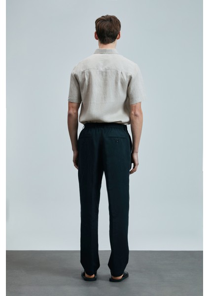 Bert Erkek Basic Gömlek Comfort Fit Lacivert