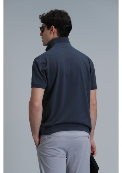 Laon Smart Erkek Polo Tişört Slim Fit Siyah