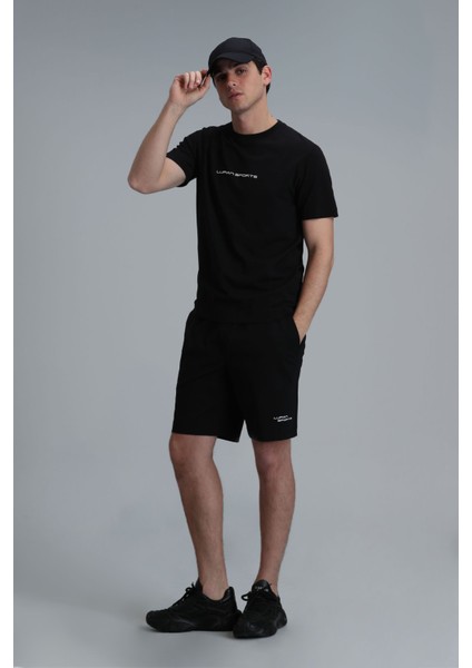 Tony Modern Grafik T- Shirt Siyah