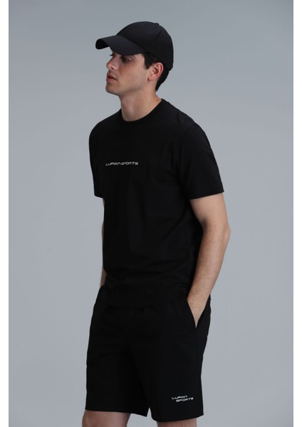 Tony Modern Grafik T- Shirt Siyah