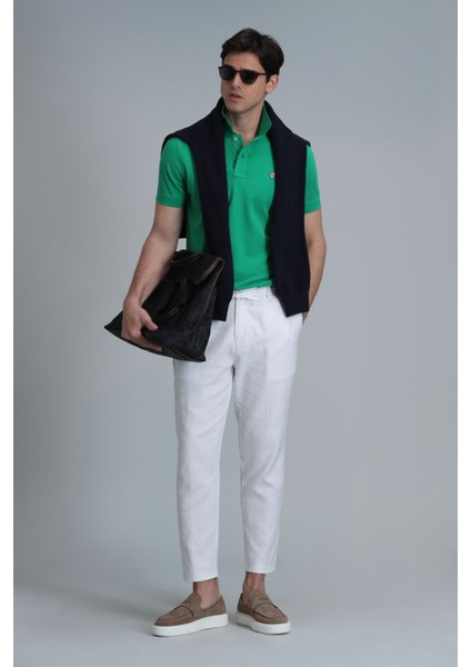 Laon Smart Erkek Polo Tişört Slim Fit Siyah