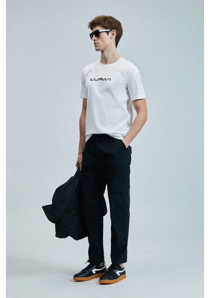 Fusıon Modern Grafik T- Shirt Siyah