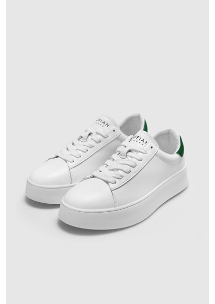 Adel Yeşil Hakiki Deri Kadın Sneaker Ayakkabı 121230052