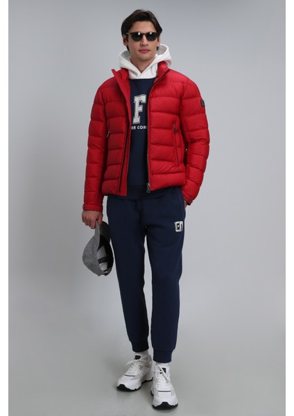 Clow Kaz Tüyü Erkek Mont Taş