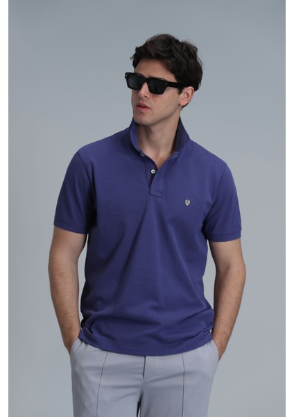 Laon Smart Erkek Polo Tişört Slim Fit Siyah