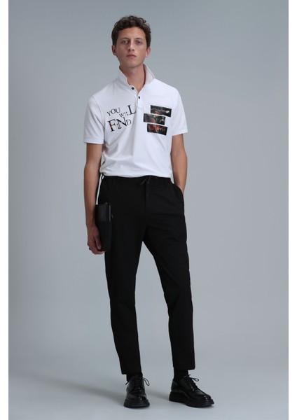 Mandy Smart Erkek Polo Tişört Siyah