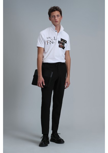 Mandy Smart Erkek Polo Tişört Siyah