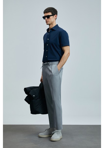 Sımon Smart Erkek Chino Pantolon Slim Fit Siyah