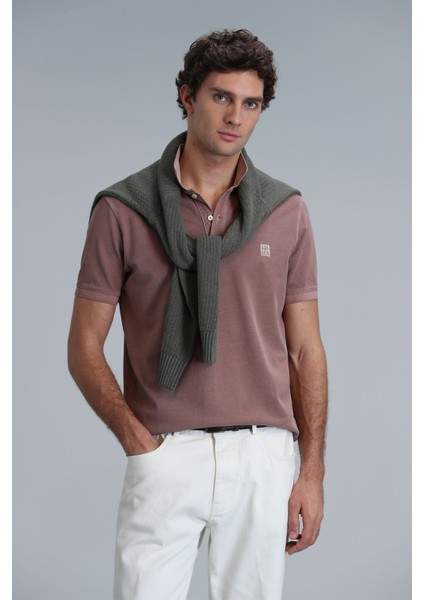 Vernon Smart Erkek Polo Tişört Gri