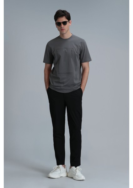 Mabel Modern Grafik T- Shirt Siyah