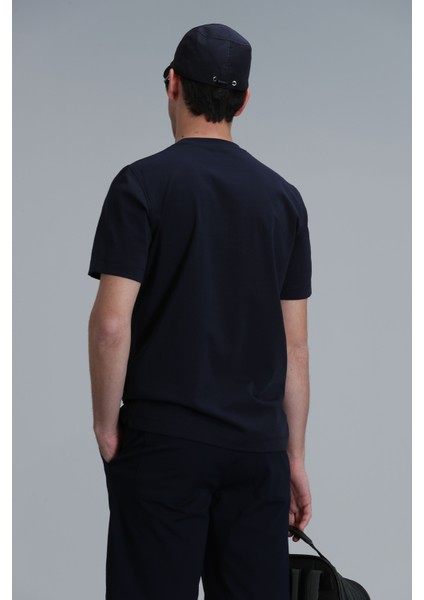 Benjamın Modern Grafik T- Shirt Siyah