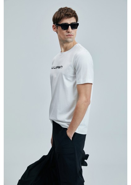 Fusıon Modern Grafik T- Shirt Siyah