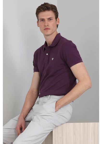 Laon Spor Polo Erkek Tişört Siyah