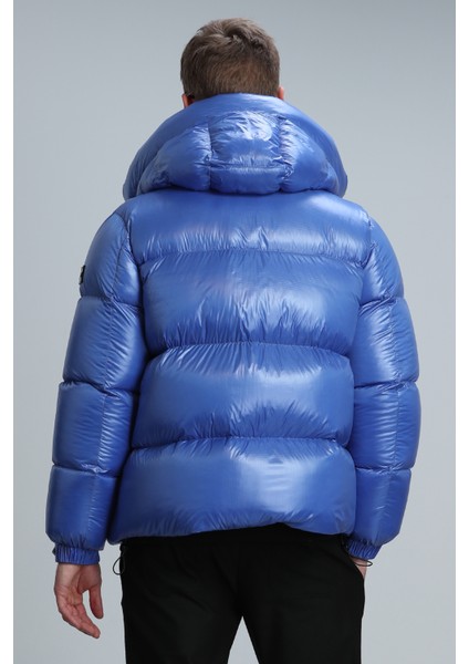 Dougles Kaz Tüyü Erkek Mont Siyah