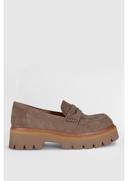 Mındy Kadın Deri Ayakkabı Kahverengi