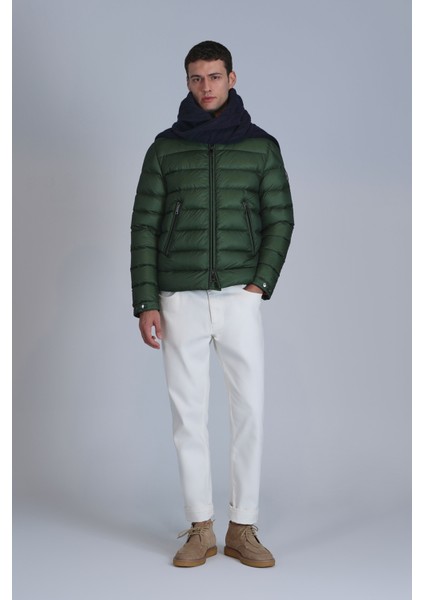 Clow Kaz Tüyü Erkek Mont Siyah