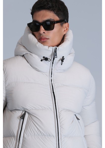 Tommy Kaz Tüyü Erkek Mont Siyah