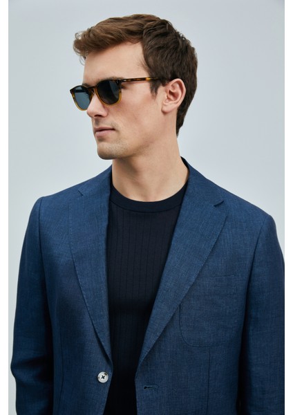 Jaques Spor Erkek Blazer Ceket Slim Fit Lacivert