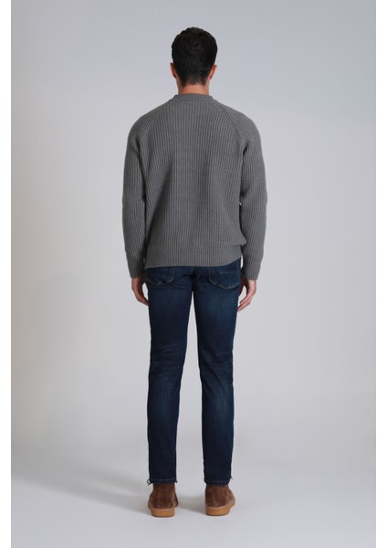 Derek Smart Jean Erkek Pantolon Slim Fit Mavi