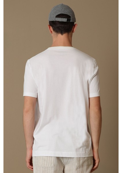 Rıchard Modern Grafik T- Shirt Antrasit