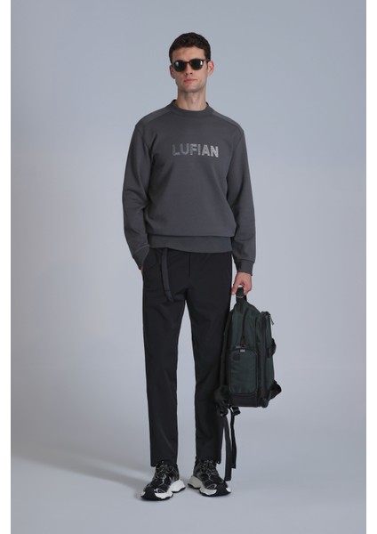 Luther Erkek Sweatshirt Siyah