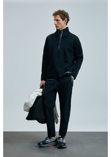 Art Erkek Sweatshirt Siyah