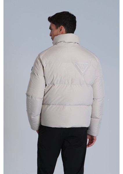 Proper Kaz Tüyü Erkek Mont Siyah