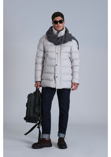 Rıld Kaz Tüyü Erkek Mont Siyah