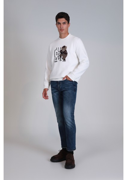 Bert Smart Jean Erkek Pantolon Slim Fit Mavi