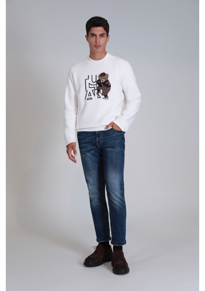 Bert Smart Jean Erkek Pantolon Slim Fit Mavi