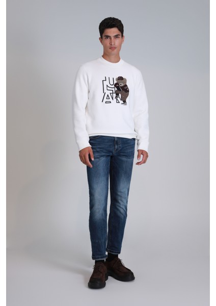 Bert Smart Jean Erkek Pantolon Slim Fit Mavi