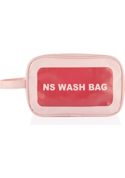 Büyük Kapasiteli Seyahat Makyaj Çantası, Pembe, Saklama ve Taşıma Kolaylığı