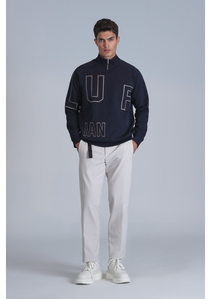 Focus Erkek Sweatshirt Siyah