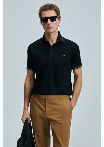 North Smart Erkek Polo Tişört Siyah