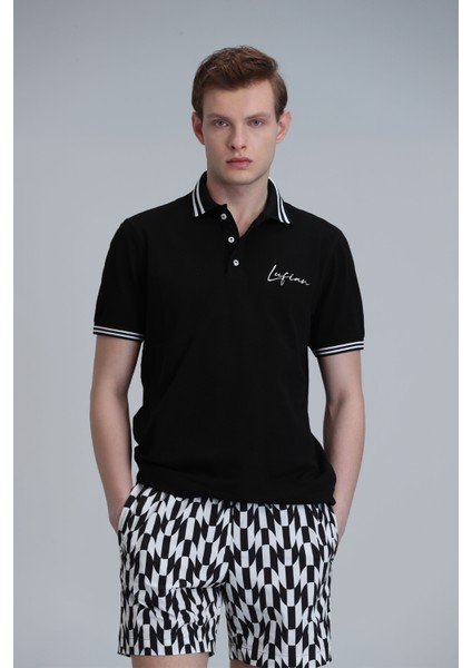 Montana Smart Erkek Polo Tişört Siyah