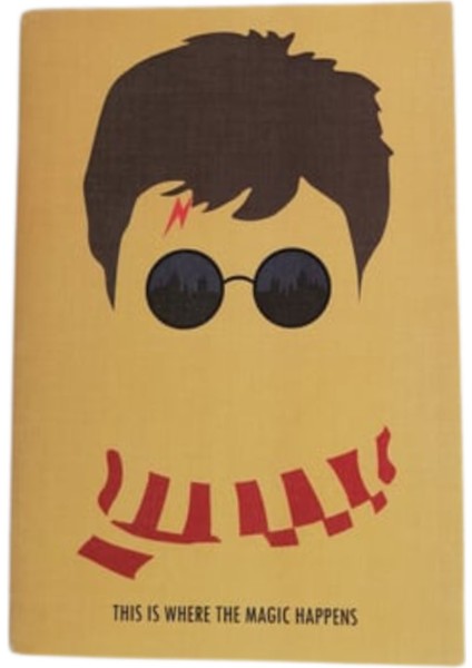 Harry Potter Temalı Çizgisiz Defter Zamansız Ajanda
