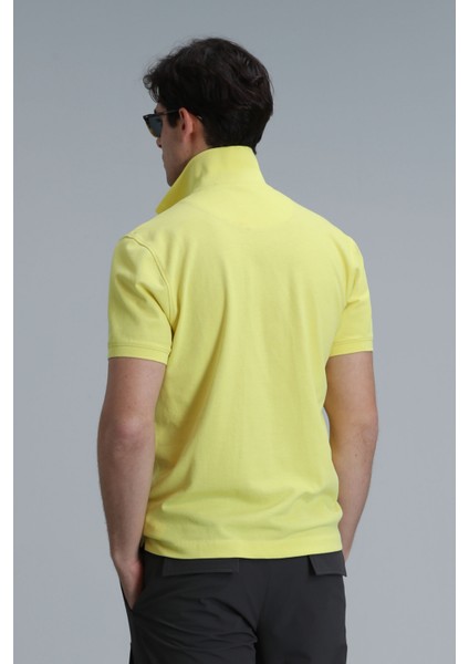Laon Smart Erkek Polo Tişört Slim Fit Siyah