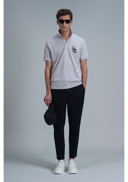 Crystal Smart Erkek Polo Tişört Gri