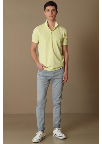 Vernon Spor Polo Yaka Erkek Tişört Lacivert