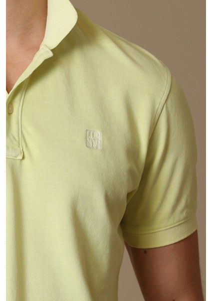 Vernon Spor Polo Yaka Erkek Tişört Lacivert