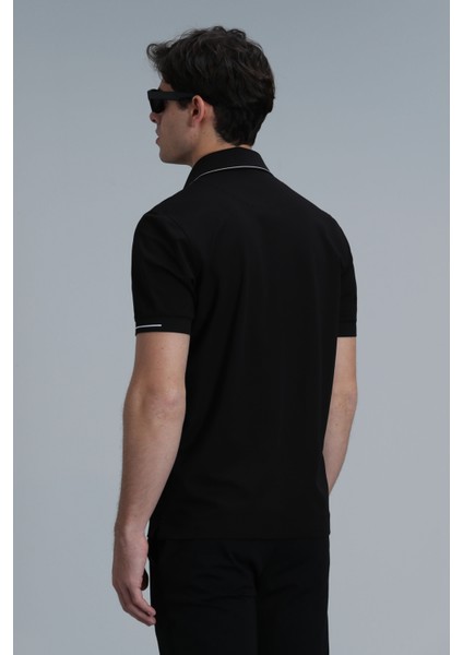 Tylor Smart Erkek Polo Tişört Siyah